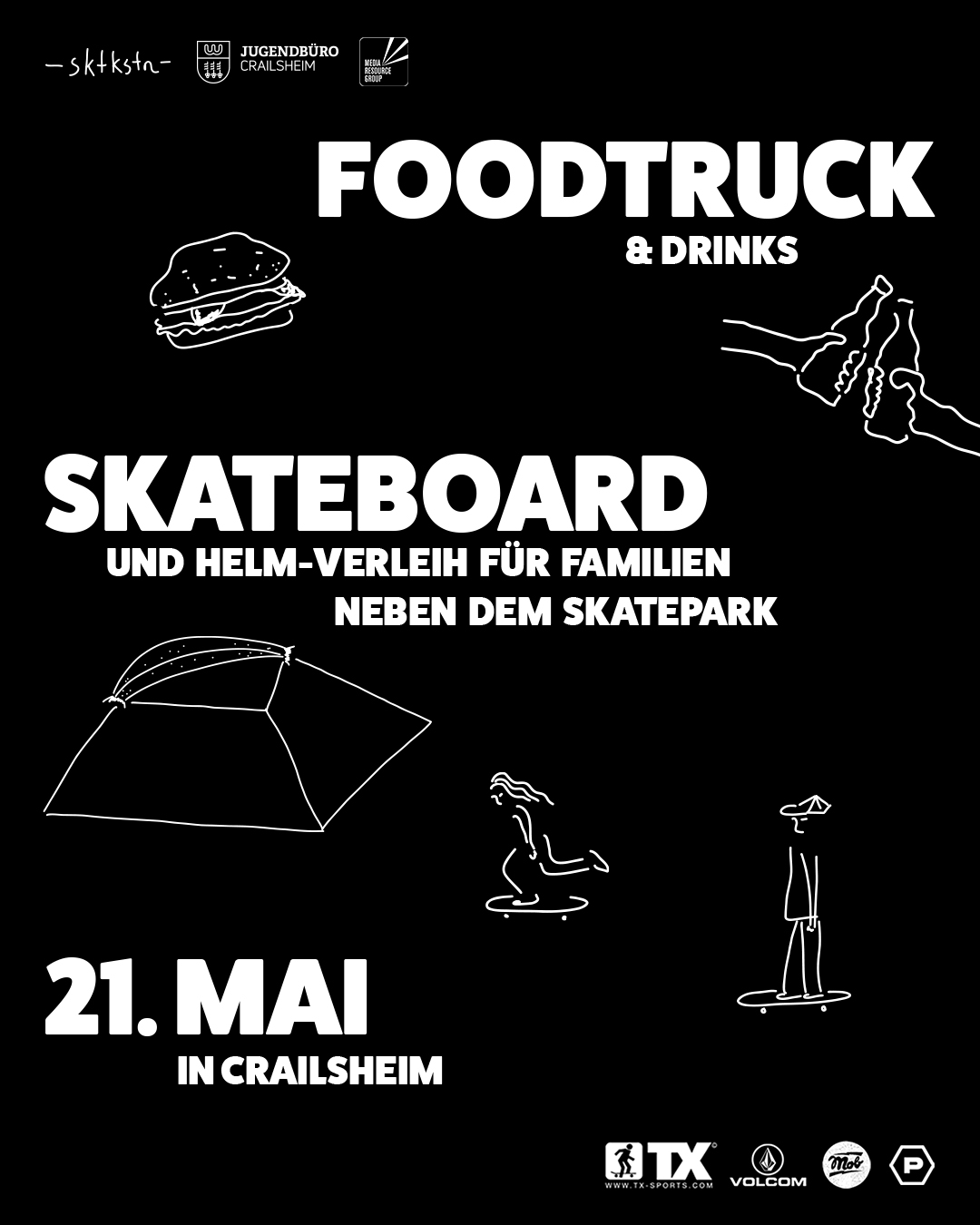crailsheim foodtruck skateboard skatepark contest hirtenwiesen